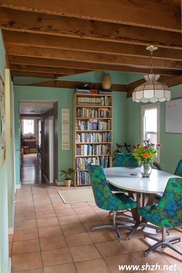 復(fù)古風(fēng)藍色客廳