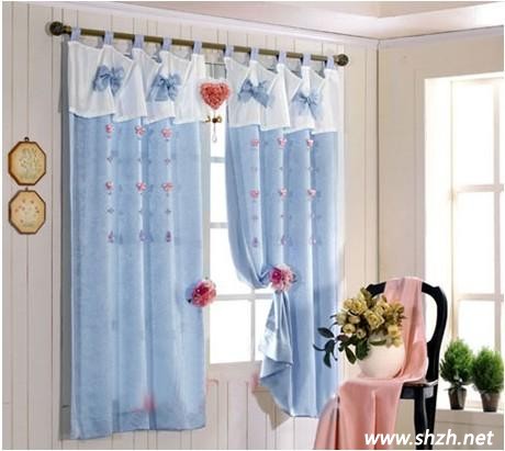 田園風客廳窗簾色彩