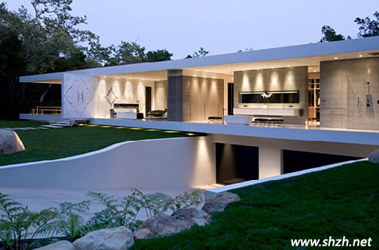 簡(jiǎn)約風(fēng)玻璃別墅