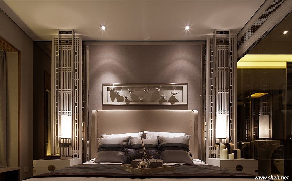 簡(jiǎn)歐混搭中式臥室裝修