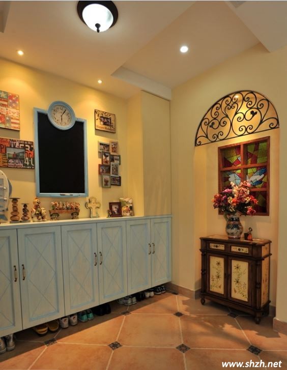 地中海婚房玄關裝修