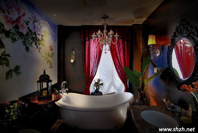 海派中式風衛(wèi)生間