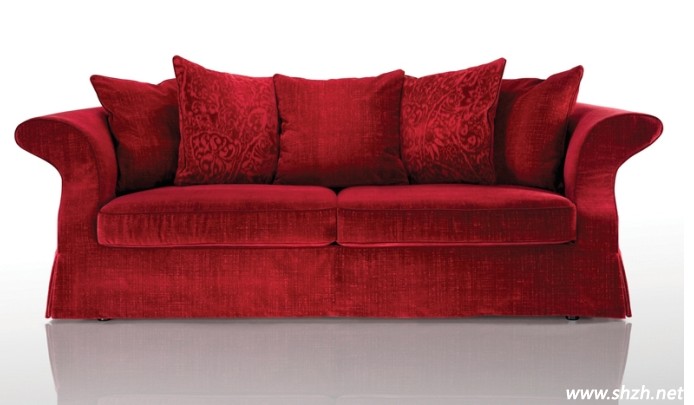 P品牌紅色沙發(fā)